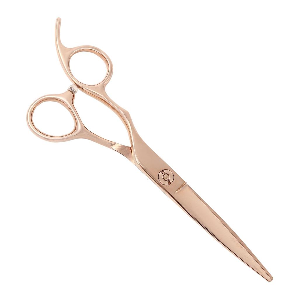 A Japanese Scissors Manufacturer Specializing In GTZ Pink Gold Titanium Scissors for Suitable for Hairdressers and DEEDS, (6.0 Inches) Left-handed