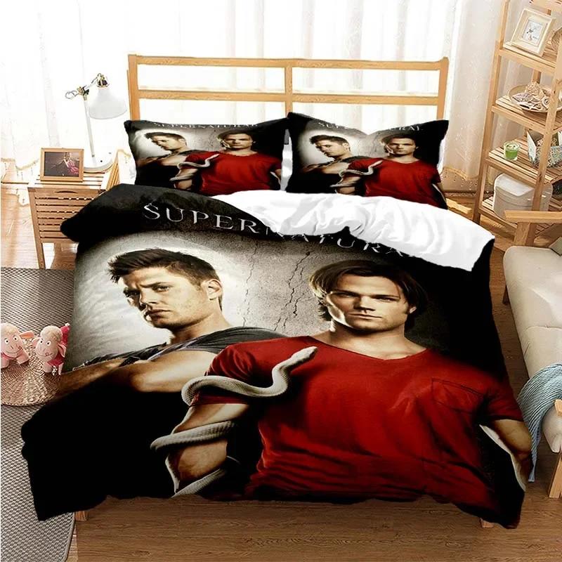 Supernatural 3D Printed Duvet Cover Set Twin Full Queen King Size Bedding Set Bed Linens Bedclothes Comforter Bedding Sets
