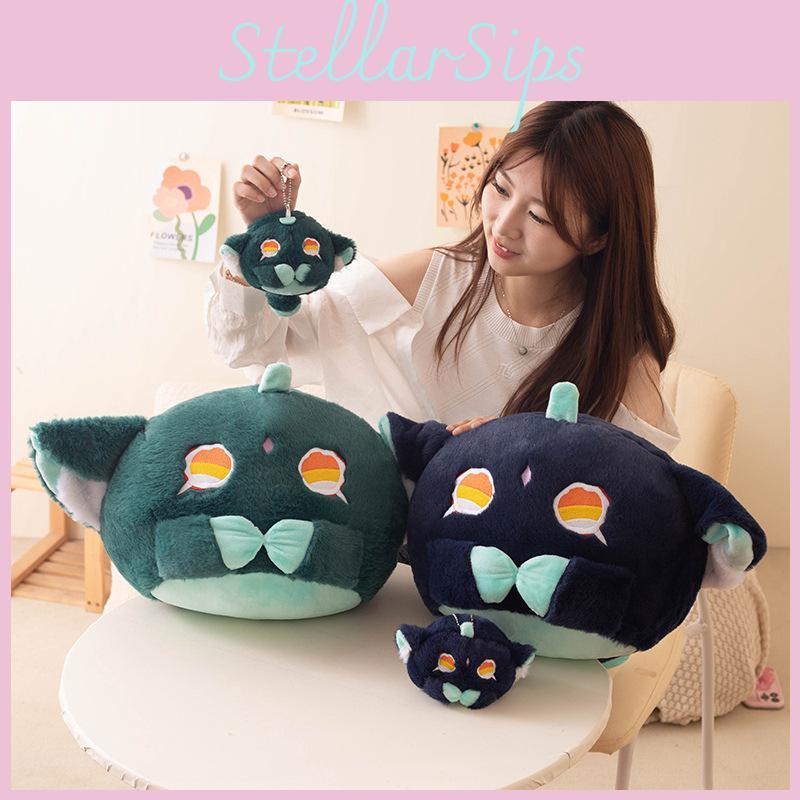 Xiao Genshin Impact Cat Plush Toy Animal Stuffed Doll Game Gifts Decoration