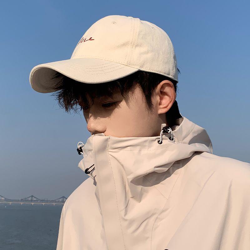 Men's Baseball Cap, Widened Brim, Deep Top, Cool and Trendy Letter Duckbill Cap