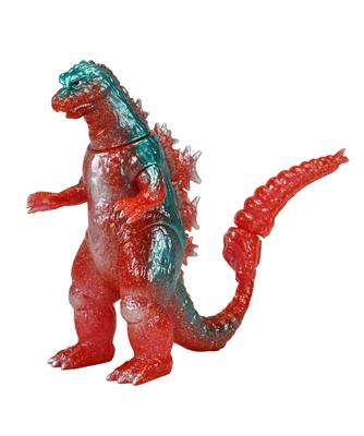 Ccp Mittlere Größe Serie Godzilla Retro Rot Grün Lame 120mm PVC Weichvinyl Figur [12. Ausgabe] (1964) Ver. Ca.. Vorlackiert