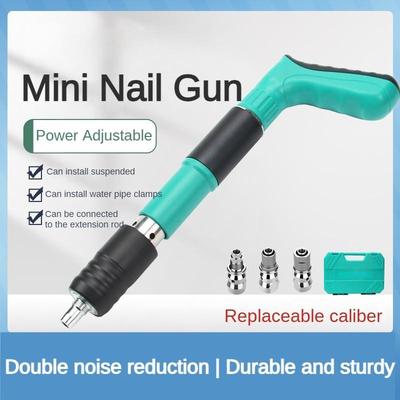 Portable Mini Nail Gun Cement Wall Pipe Wire Slot Nail Shooting And Fastening Device Household Woodworking Ceiling Artifact