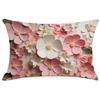 New Retro Floral Pillowcase Creative Oil Painting Engraving Style Print Home Sofa Cushion Pillowcase