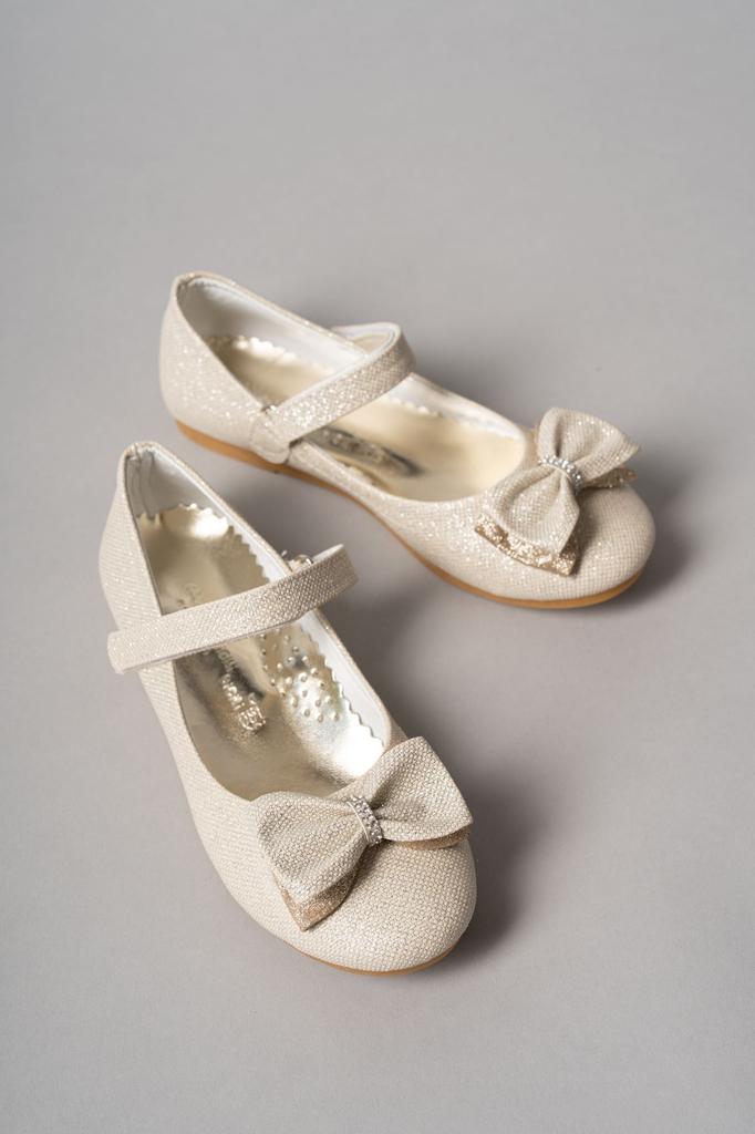 Women's Flat Shoes Choke Bow Powder Star Girls' Shoes