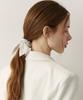 S'Secondo Yumi Ribbon Hair Scrunchie_Beige