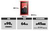 Sony Walkman A Series 64GB Noise Earphones Cinnabar Red NW-A37HN Bluetooth, microSD, Hi-Res Audio, Cancelling, Hi-Res Included,