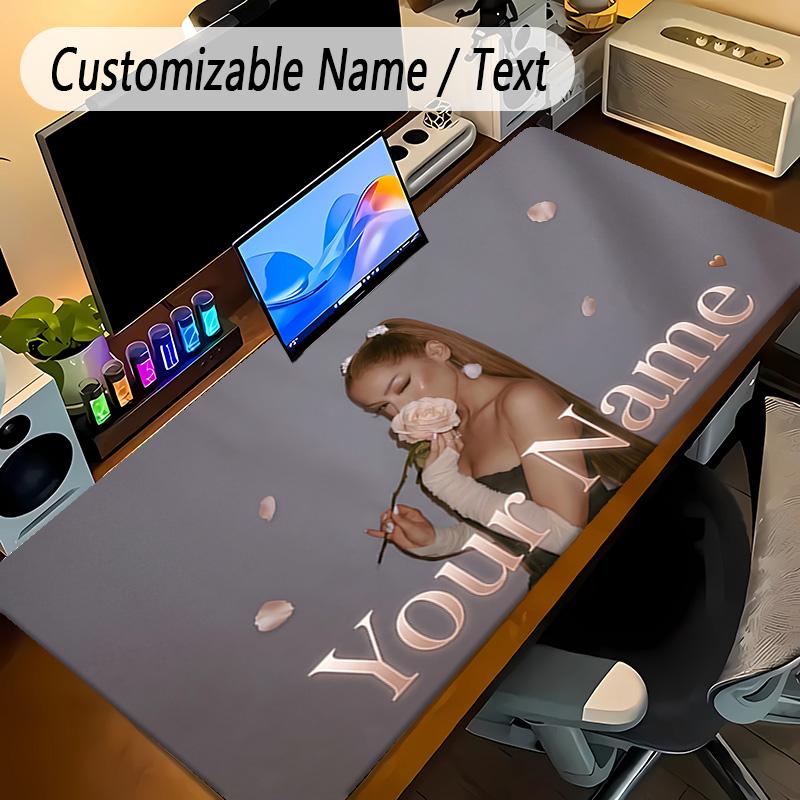 Large Mouse PadAyliva Custom Name Text Personalized Desk Mat Non Slip Gaming Pad
