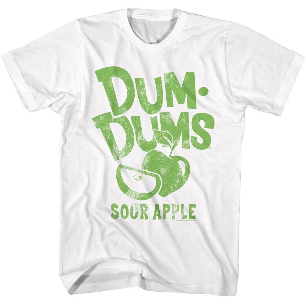 Dum Dums Candy Suckers Sour Apple Logo Men s T Shirt M