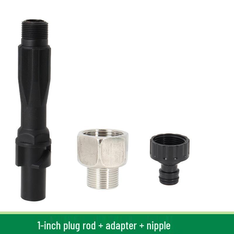 6-Punkt 1-Zoll Schnellwasserablass-Verbinder und Rasenventil für Begrünung und Autowäsche