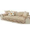 Korean Garden Cotton Sofa Cushion Floral Sofa Cover Cloth Pastoral Style Fresh Cushion Modern Sofa Seat Cushions