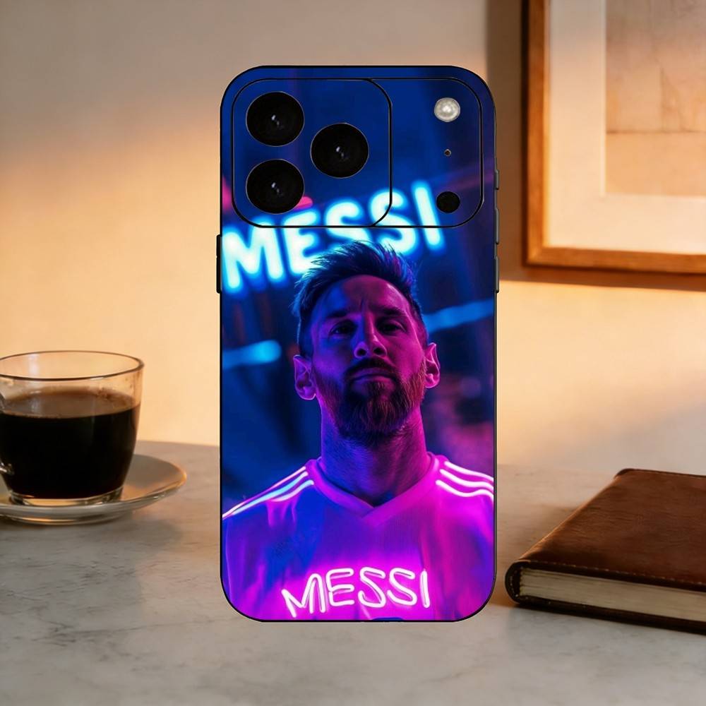 F-Football Leo M-essi LIONEL -L Phone Case For iPhone 17, 16,15,14,13,12,11 Plus,Pro Max, Others Soft Black Cover