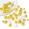 5pcs/Bag Smile Beads Ceramic Porcelain Clouds Hearts Stars Round Beads Charm For DIY Bracelet Jewelry Making Accessories