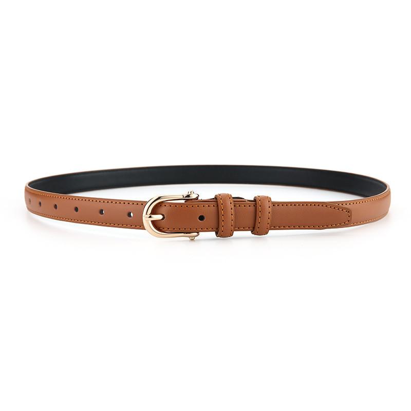 Womens Leather Belt Fashion Casual Elegant Genuine Leather For Office And Daily Wear