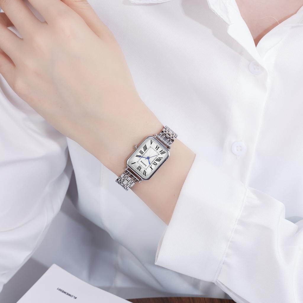 Nové dámské diamantové křemenné hodinky - Přesný strojek, dámské Elegantní designové ležérní hodinky 25
