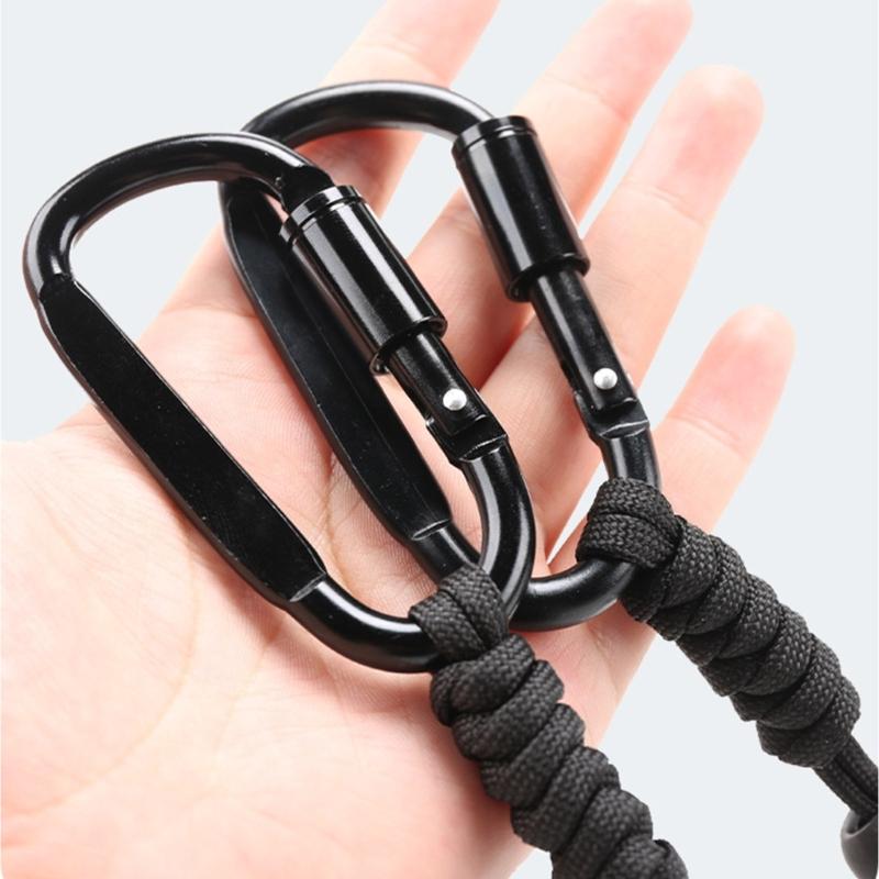 Water Bottle Lanyard With Hook Anti-loss Rope Backpacks Hanging Buckles Small Tool Braids Rope Key Rings Easy To Use