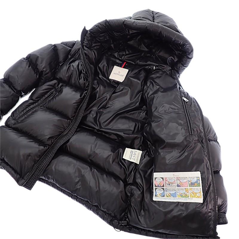 Moncler F20911A54500 68950 1 Down Jacket Black Nylon Mens