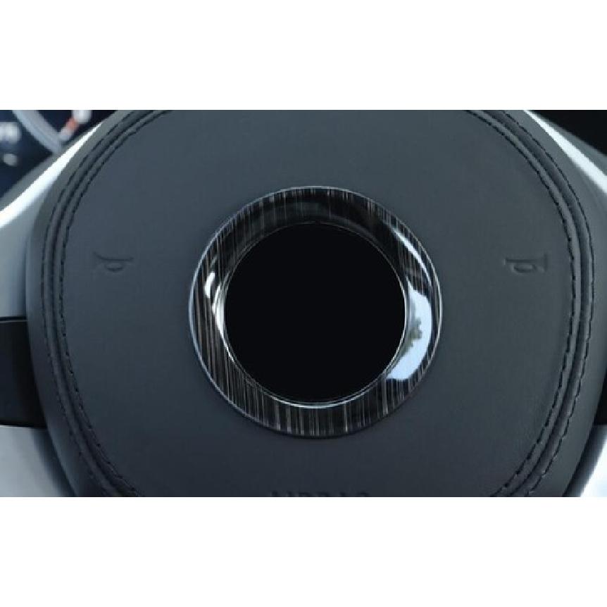 Center Ring Trim 1PCS Steering Wheel Black Steel For BMW X3 G01 X4 G02 2018-