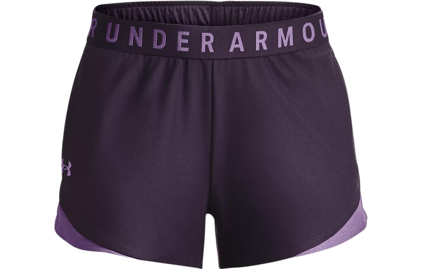 Under Armour Sports Shorts Women s Formal Wear Purple Moderate Woven Shorts 1344552-541 L