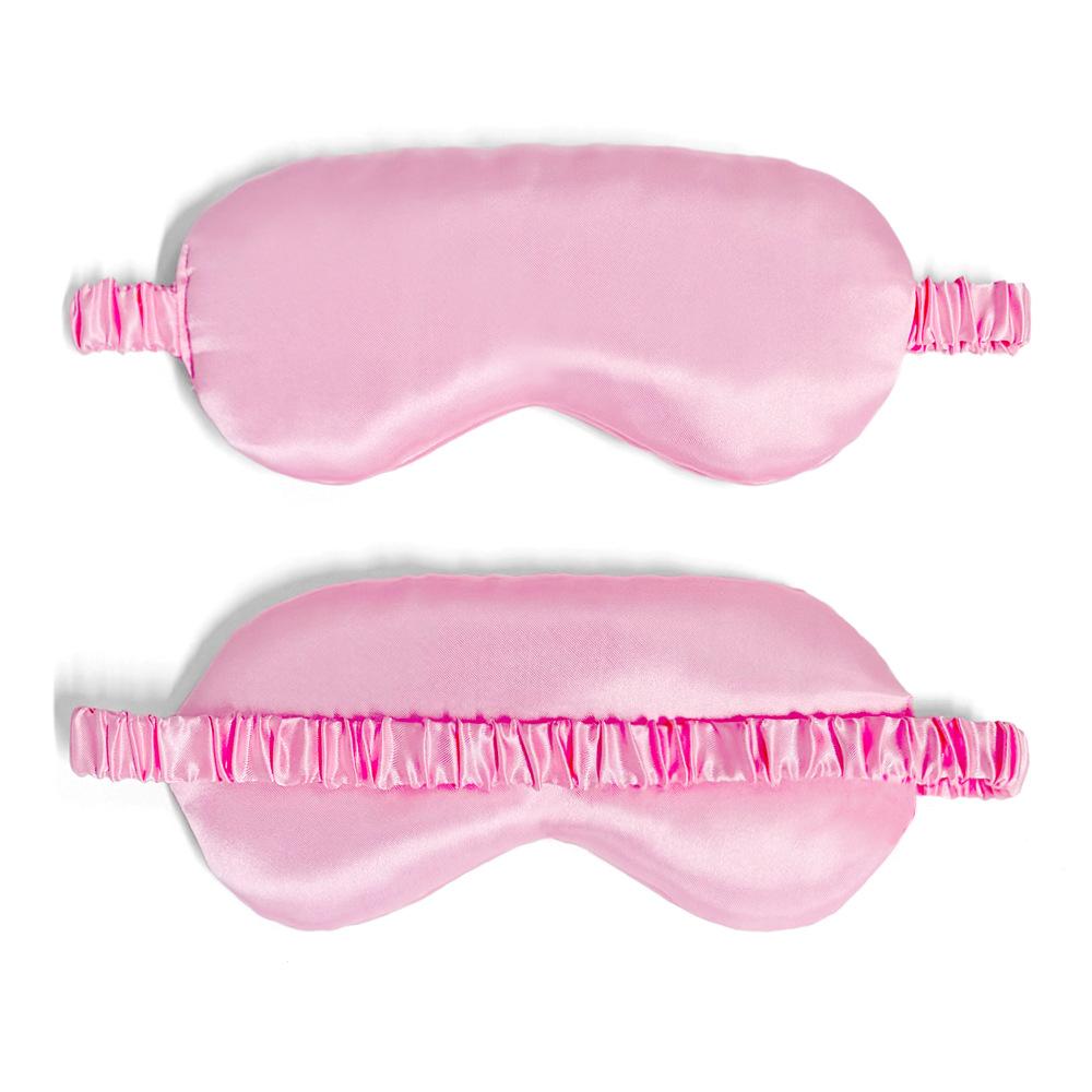 Eye Mask Satin Sleep Blackout Blindfold Soft Comfortable Travel Sleeping Mask Women Men Adjustable Elastic Band Eye Cover