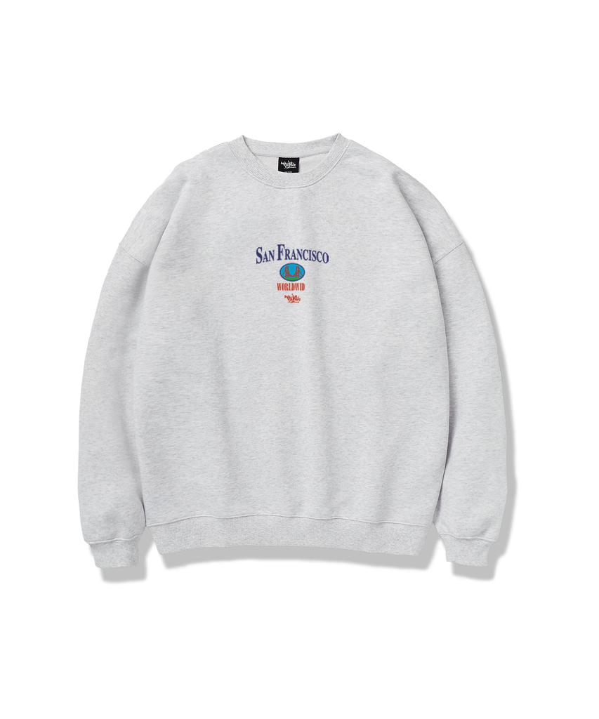 Peullukeu San Francisco Sweatshirt Ash Grey Fmt3074