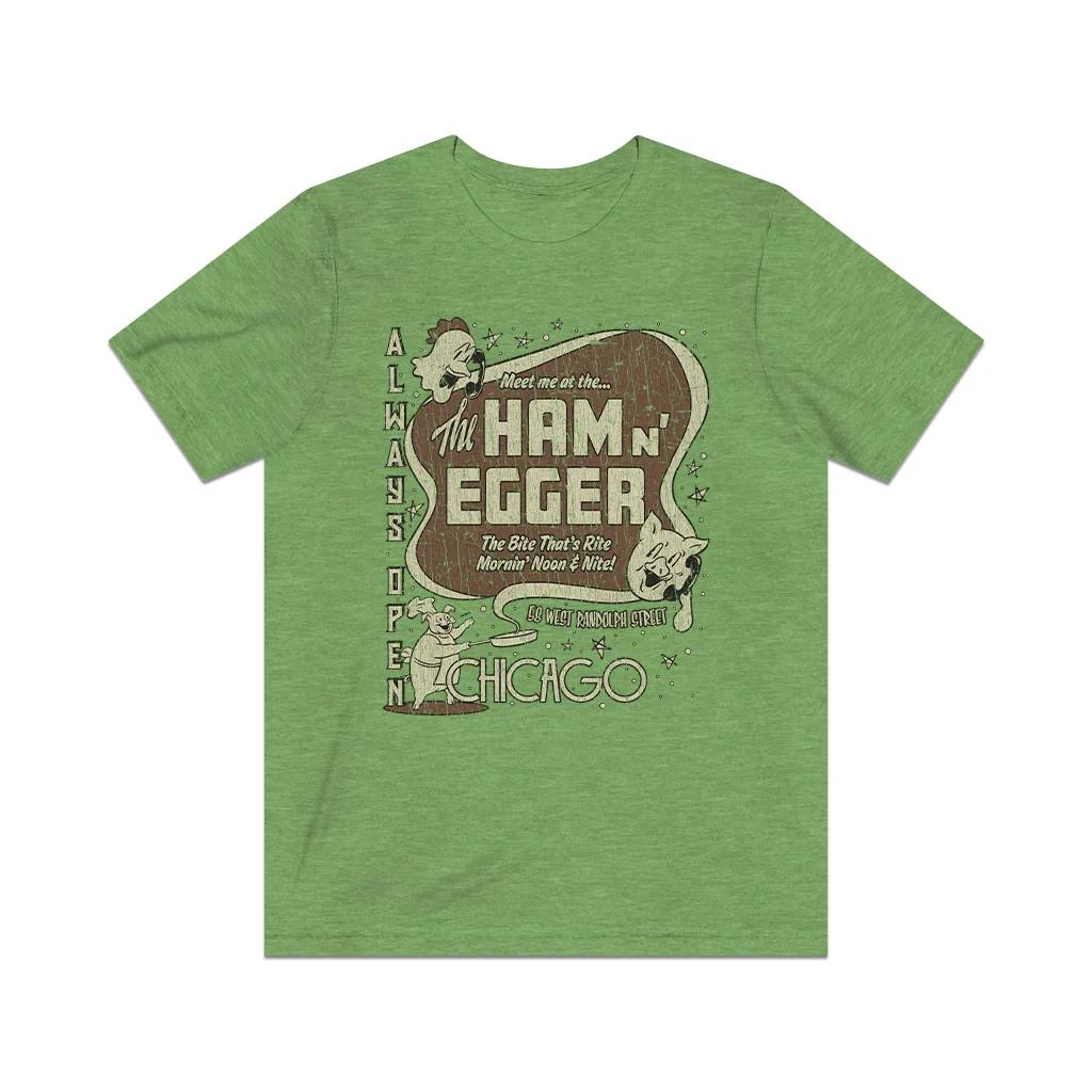 Ham n  Egger Chicago 1943 Vintage Men s T shirt 2XL