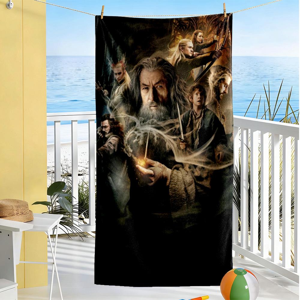 Lord Rings Beach Towel Soft Durable Quick-Dry Comfortable Lightweight