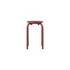 MUJI Steel Pipe Stacking Stool, Burgundy KC0I2A3A