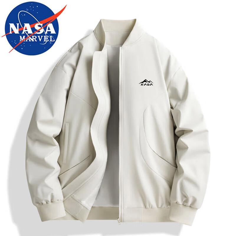 NASA MARVEL Loose Fit Stand Collar Jacket