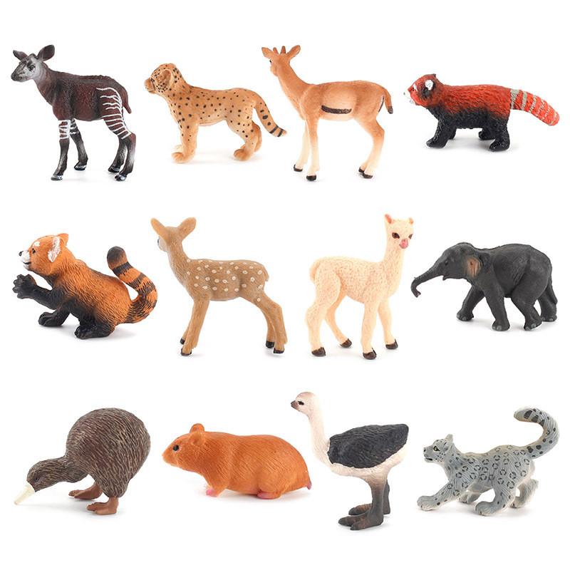 Cheetah Animal Model Collection Pvc Mini Figures For Dioramas And Home Decor