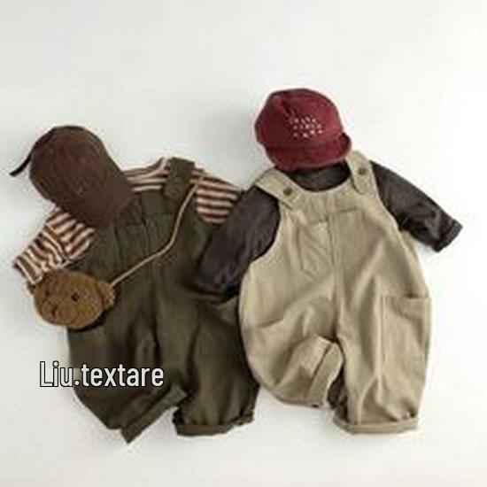 Girls' Cartoon Long-Sleeve Sweatshirt Set - Toddler & Baby Korean Casual Two-Piece Outfit for Spring and Autumn.