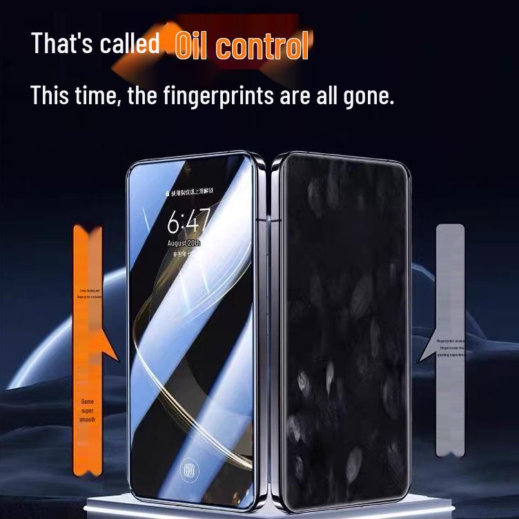 HD Netlik ve Kolay Toz Giderme Özellikli iPhone 17 Pro Max Gizlilik Korumalı Temperli Cam Film