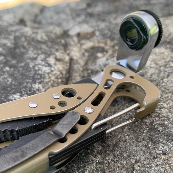 711L Flat-End Flex Head EDC Ratchet Wrench - Silver