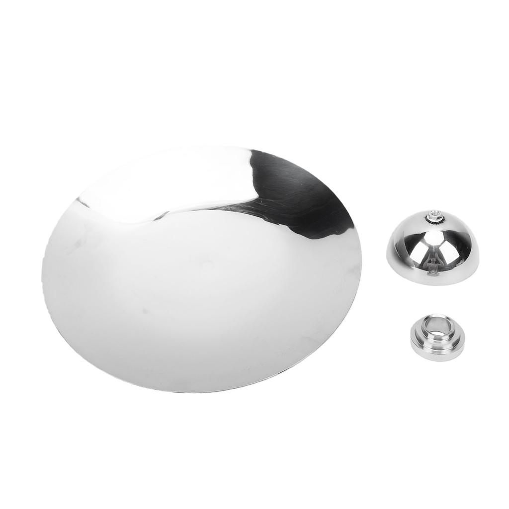Pedestal Bowl Nordic Style Multifunctional Stainless Steel Footed Dessert Snack Tray for Living Room