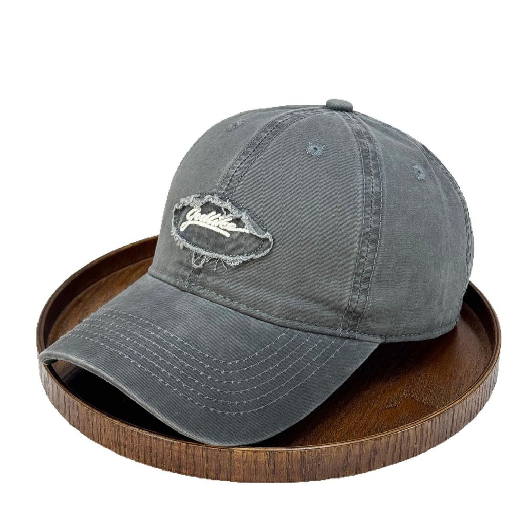 Fashion Hat Korean embroidered baseball cap for men and women versatile simple letter visor new trendy brand spring and summer fashion cap