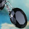 Women Fashion Cubic Zirconia Dangle Huggie Earrings Piercing Party Jewelry Gift