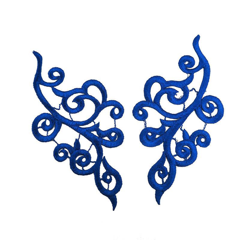 1Pairs Embroidery Patches for Clothing Applique Sewing Accessories