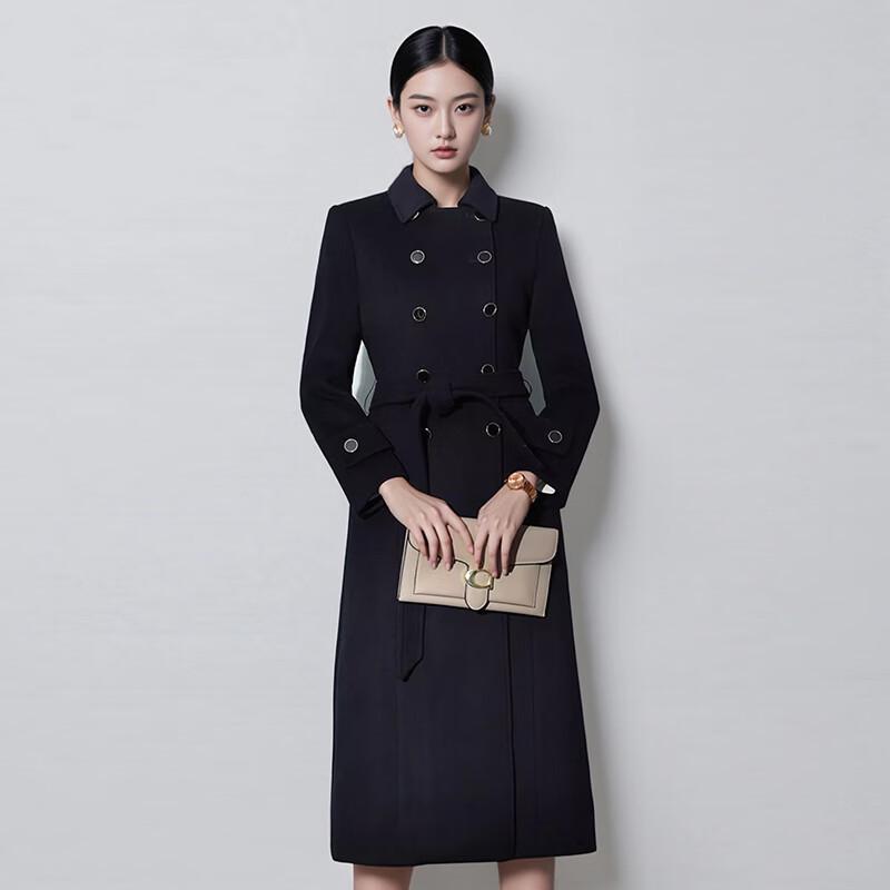 Women's Professional 50% Wool Long Overcoat
