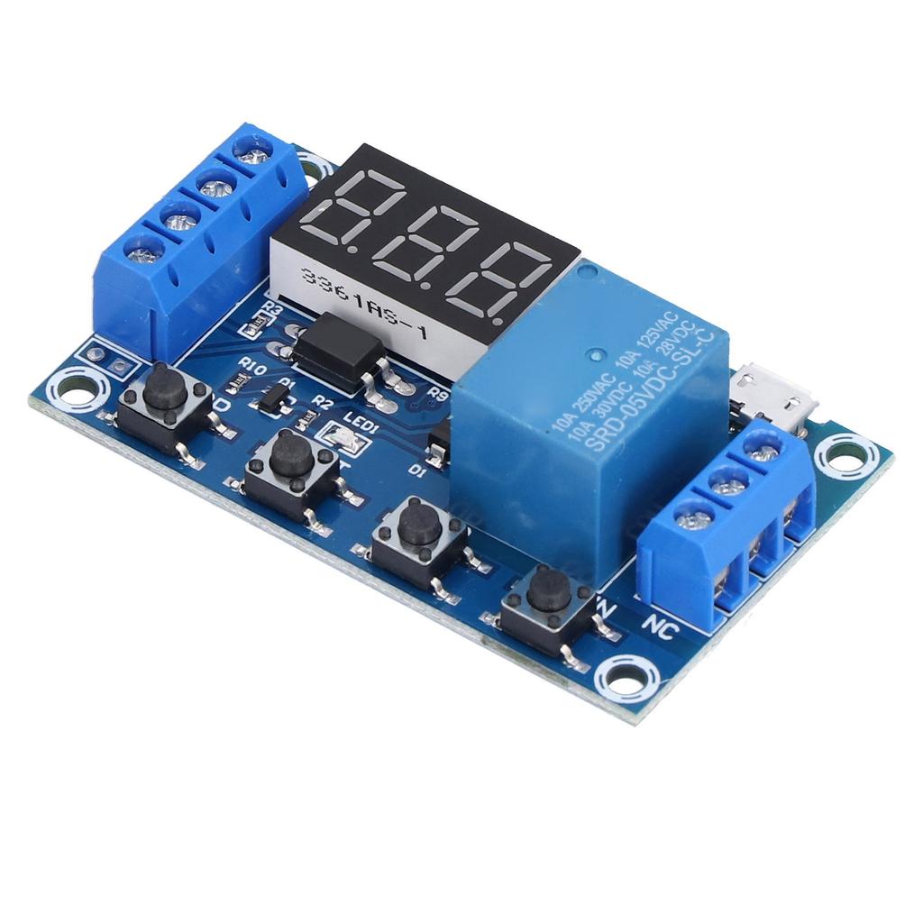 Timer Relay Module One Way Trigger Cycle Timing Delay Switch Circuit Board Accessories