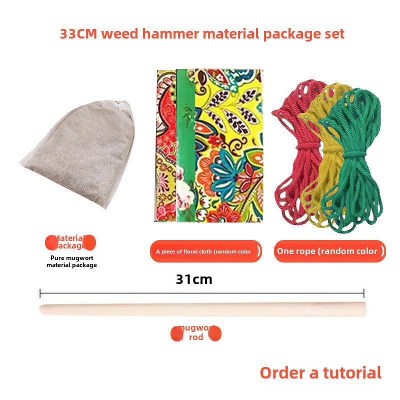 Artemisia Argyi Handmassagehammer für Halswirbelsäule, Taille und Rücken