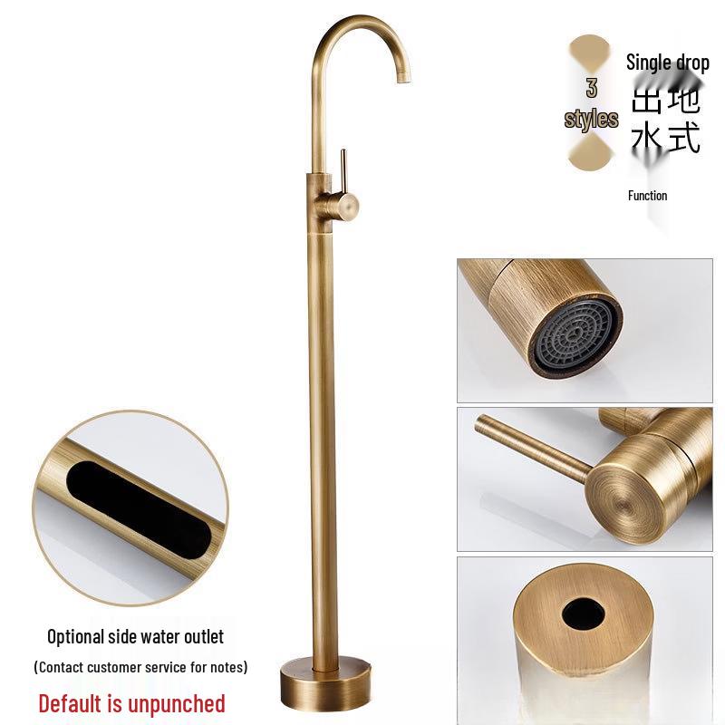 Handun Floor-Mounted Bathtub Faucet and Hand Shower Set