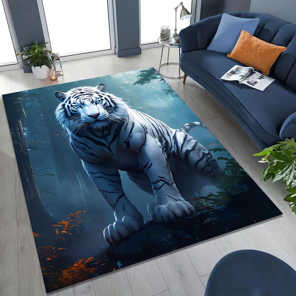 27 Style Wild Animal Tiger Beast Cartoon Rug for Bedroom Living Room Sofa Home Doormat Decor, Large Kid Play Non-slip Floor Mat
