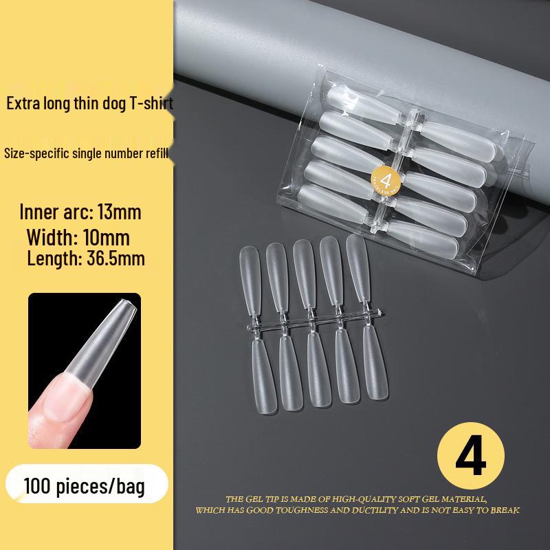 Jia Naisi Extra Long Wearable T-Shaped Manicure Nails