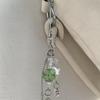Cute Fruit Keychain Creative Summer Watermelon Pendant Key Chain Beaded Mobile Phone Anti-Lost Lanyard Bag Decorative Keyring