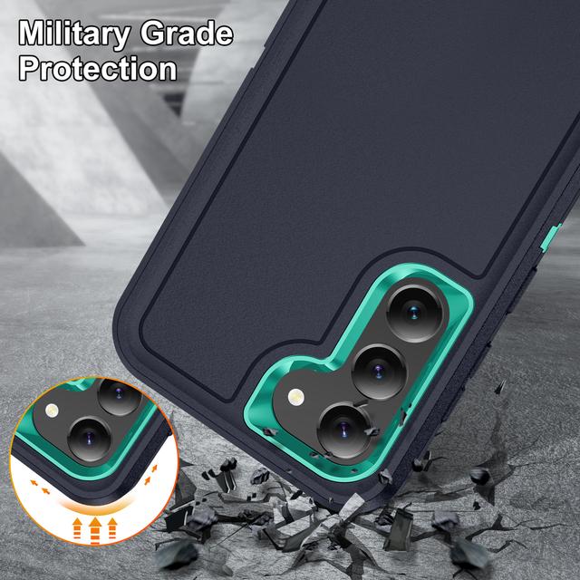 Für Samsung S23 Ultra Anti-Staub Schutz Fall Für Samsung Galaxy S23 Ultra S 23 Plus S23ultra Mode Hard Cover coque for Galaxy S23 plus navy blau