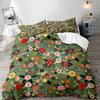 Pastoral Style Birds Plant Bedding Sets New 3d Printed Farmhouse Bed Cover Comforter Duvet Cover Pillow Case Bedroom Decoration