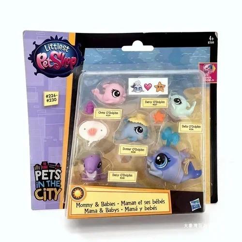 האזברו המקורי ליטlest Petshop סט סימולציית תרחיש בית משחק מודל חיה מיני חמוד אוסף צעצוע מתנת חג המולד