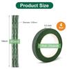 Floral Wire And Flower Tape Kit- Includes 4 Rolls Of Flower Tape And 40 Flower Stems Wires For Bouquet Wrapping