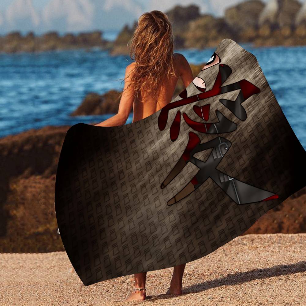Anime G-Gaara Big Microfiber Beach Towels Quick Dry Towel Sand Beach Towels Pool Towel for Travel Swim Pool Yoga