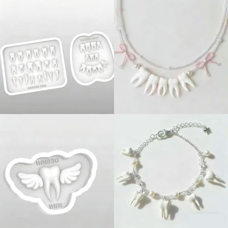 Easy To Use Silicone Dental Mould for Beginners Creating Teeth Shapes In Craft with Food Safe Materials