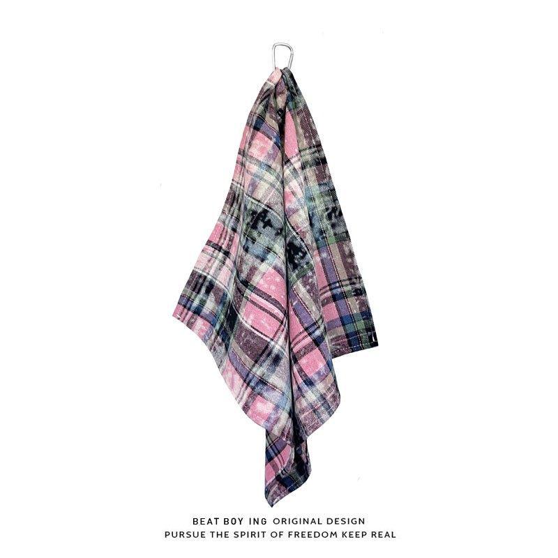 

Модный ретро клетчатый шарф-пояс с подвеской для стрит-дэнса - Унисекс цепочка-шарф в стиле хип-хоп